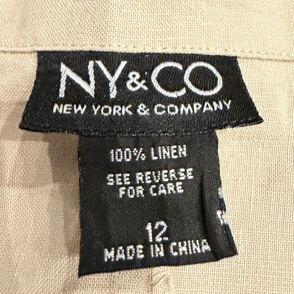 New York & Company Light Tan Maxi Dress - Picture 2 of 3